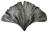 Ginkgo Leaf Knob Antique Brass, Antique Pewter