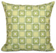 Square Pop, Geometric Print Pillow, Green, 20"x20"