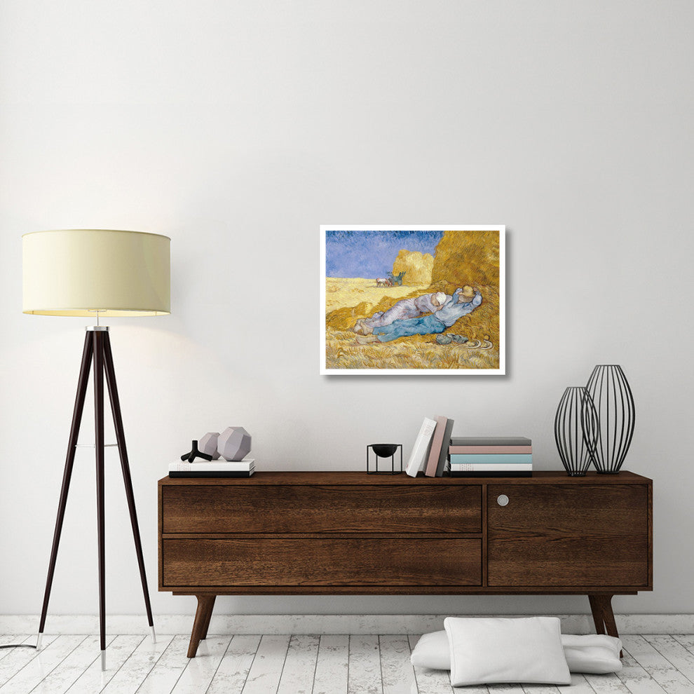 "The Siesta (La Siesta)" Digital Paper Print by Vincent Van Gogh, 32"x26"
