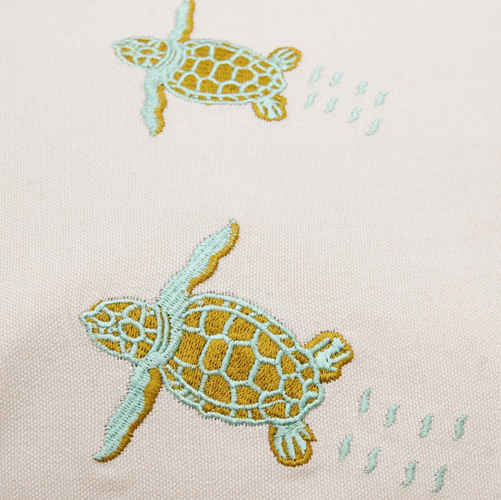 Baby Sea Turtle Migration Embroidered Table Runner