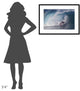 "A Wave Player" Framed Digital Print by Cheng Chang, 32x24"