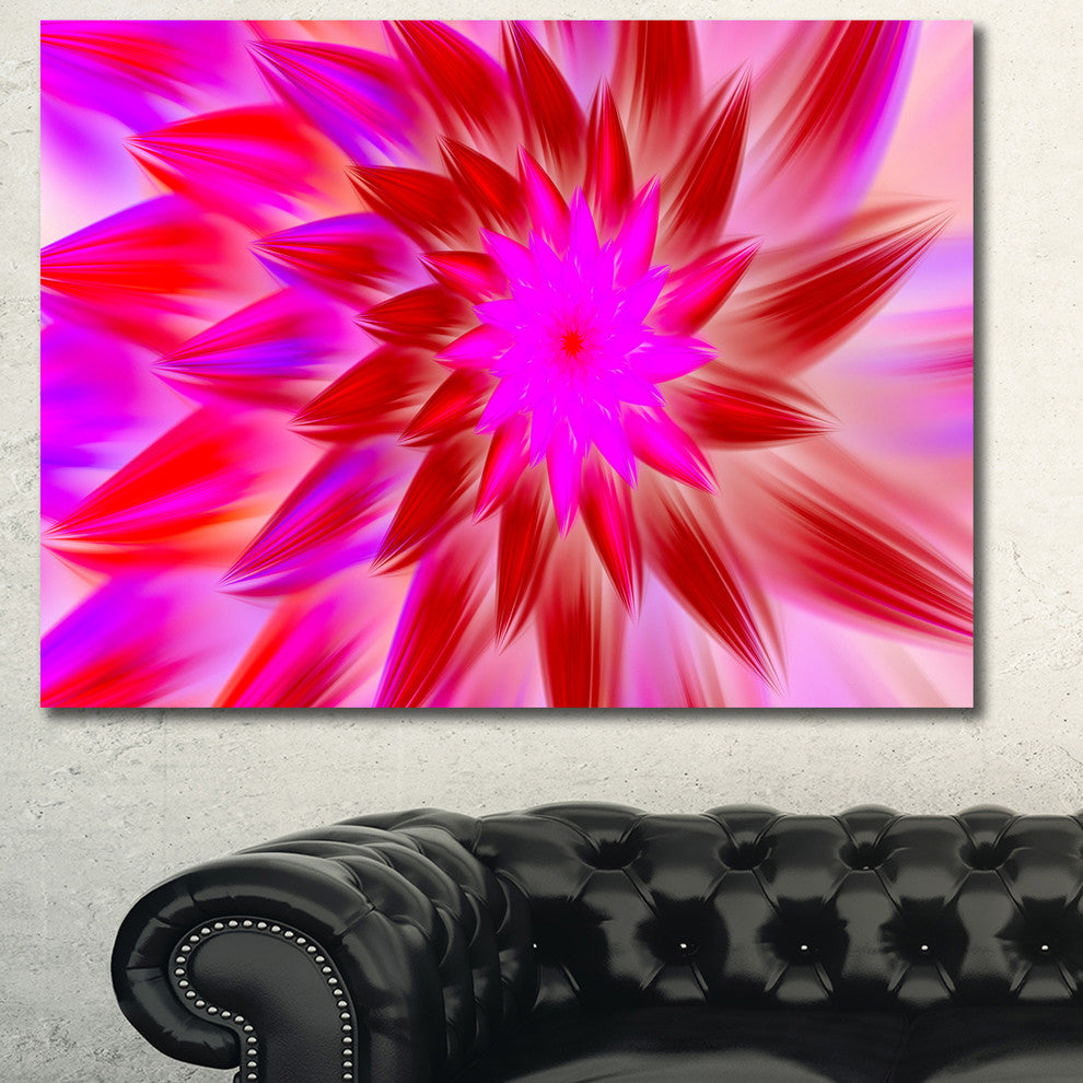 Beautiful Pink Flower Petals, Large Floral Canvas Art Print, 60x40