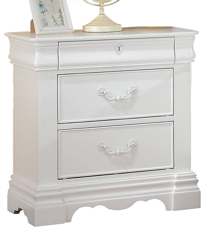 Emma Mason Signature Camilla Youth Nightstand in White