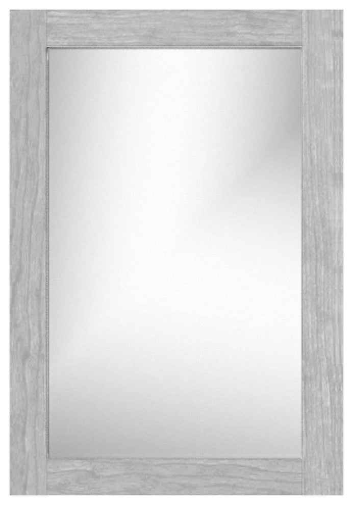 30" Vanity, Smoke Grey Quartz Top, Backsplash, Sink, Drain, and P-Trap, Matte Black, Mirror Included