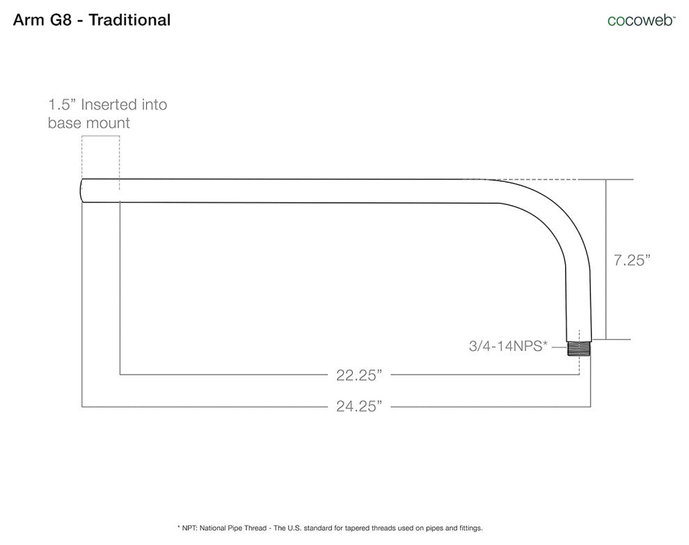 14" Vintage LED Wall Light With Traditional Arm, Black