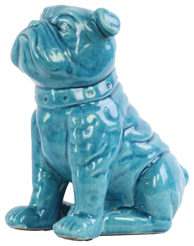Ceramic Standing British Bulldog Figurine