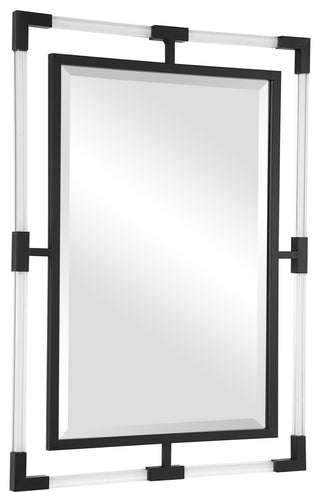 Uttermost Balkan Black Iron Mirror