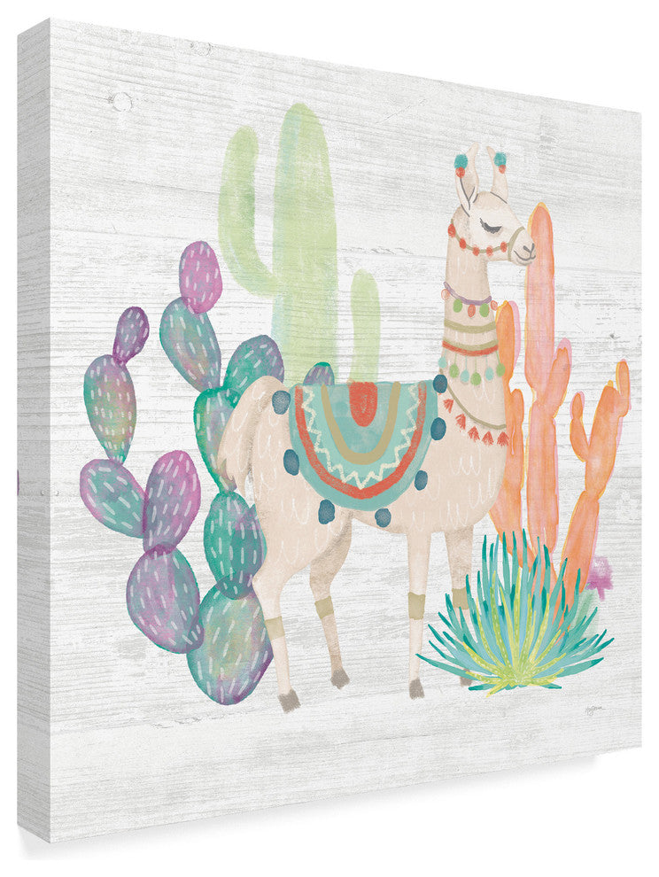 Mary Urban ''Lovely Llamas II'' Canvas Art, 35x35