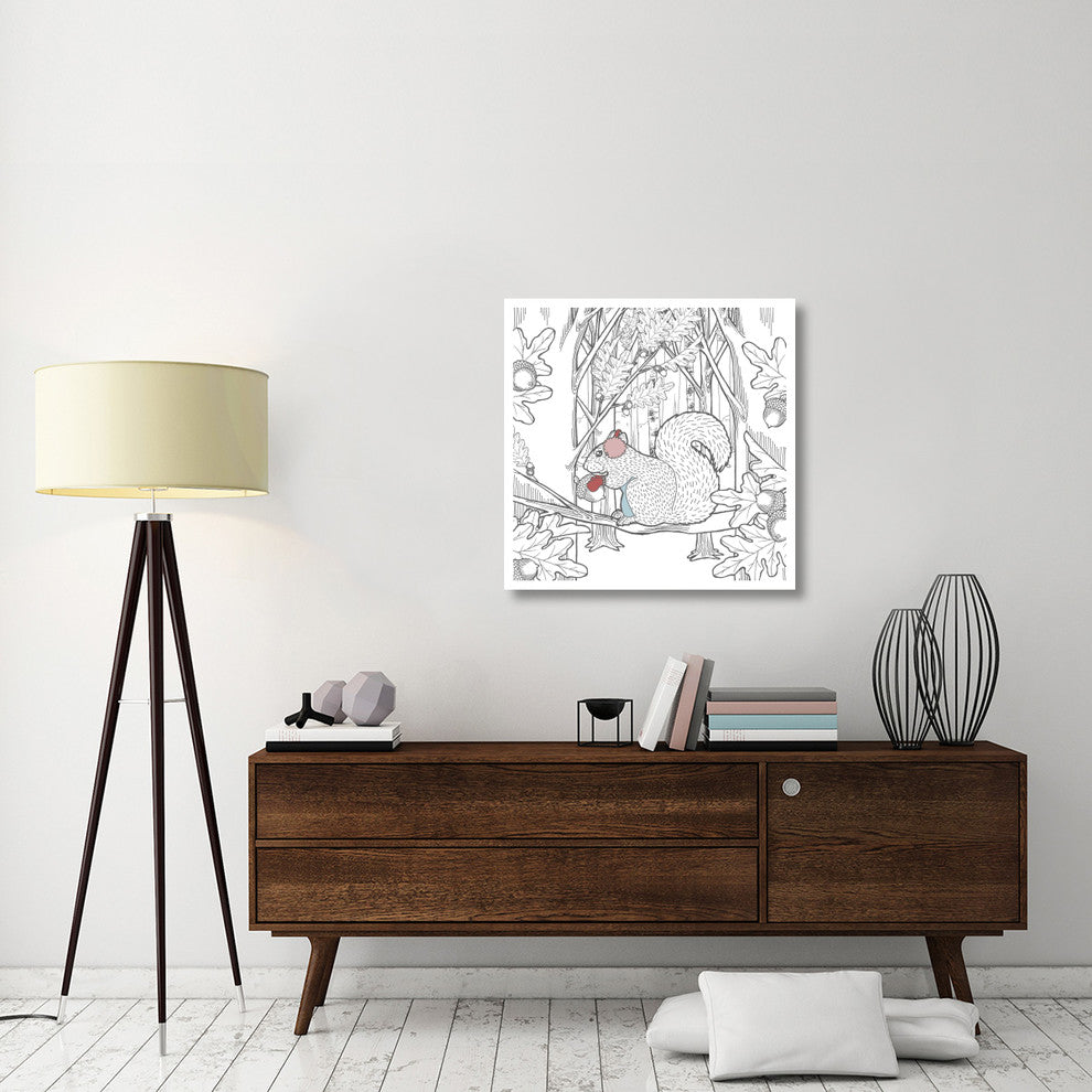 "Color the Forest Color VIII" Digital Paper Print by Elyse DeNeige, 32"x32"