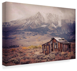 Lance Kuehne 'Mountain Cabin' Canvas Art, 32"x22"