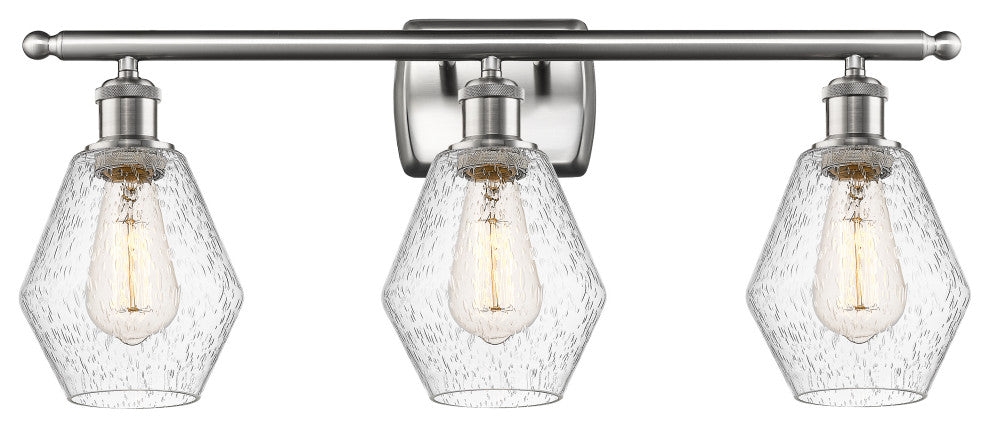 Innovations 516-3W-SN-G654-6 3-Light Bath Vanity Light, Brushed Satin Nickel