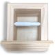 Tampa Recessed Solid Wood Toilet Paper Holder 7 x 8.5, Unfinished