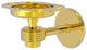 Satellite Orbit One Toothbrush Holder With Groovy Accents, Polished Brass