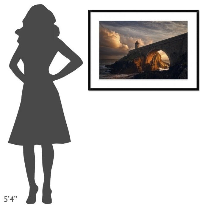 "Under The Bridge" Framed Digital Print by Denis, 38"x28"