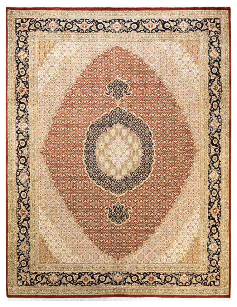 Mogul, One-of-a-Kind Hand-Knotted Area Rug Orange, 8'1"x10'5"