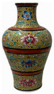 Oriental Yellow Thick Doped Color Bats Flowers Ceramic Vase Hws2450