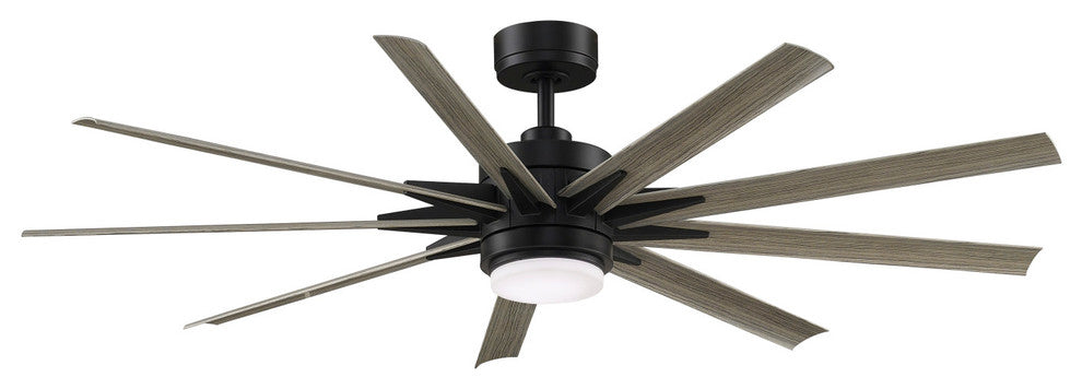 Fanimation Odyn Custom-KIT-64-LK Odyn Custom 64" 9 Blade Indoor / - Black /