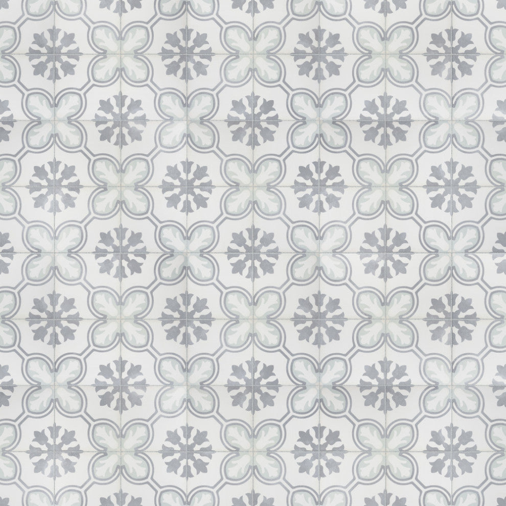 Amberley Orchid Porcelain Floor and Wall Tile, Mint