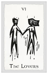 "The Lovers VI" Framed Painting Print, 12x18