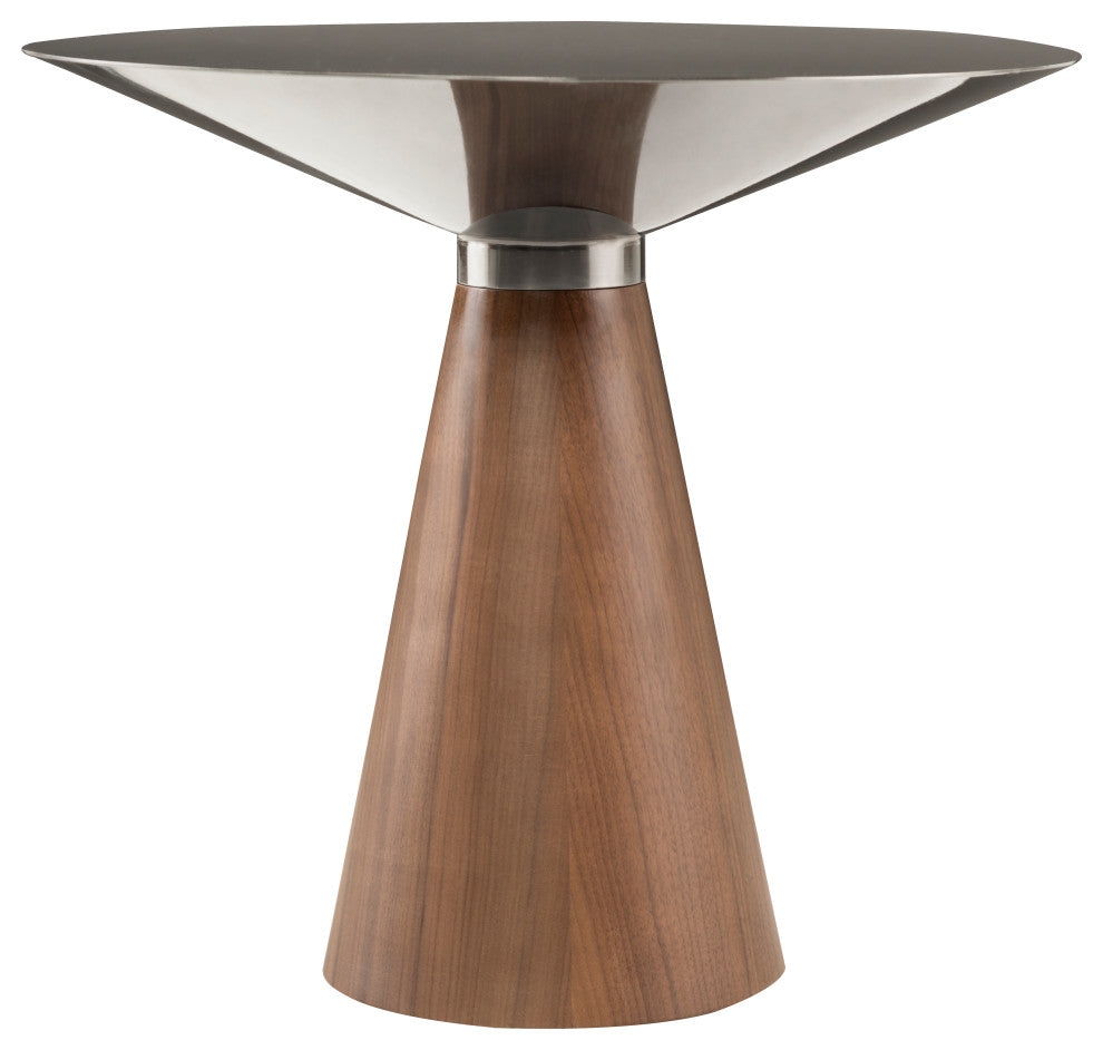 Iris Graphite Metal Side Table, HGNA542