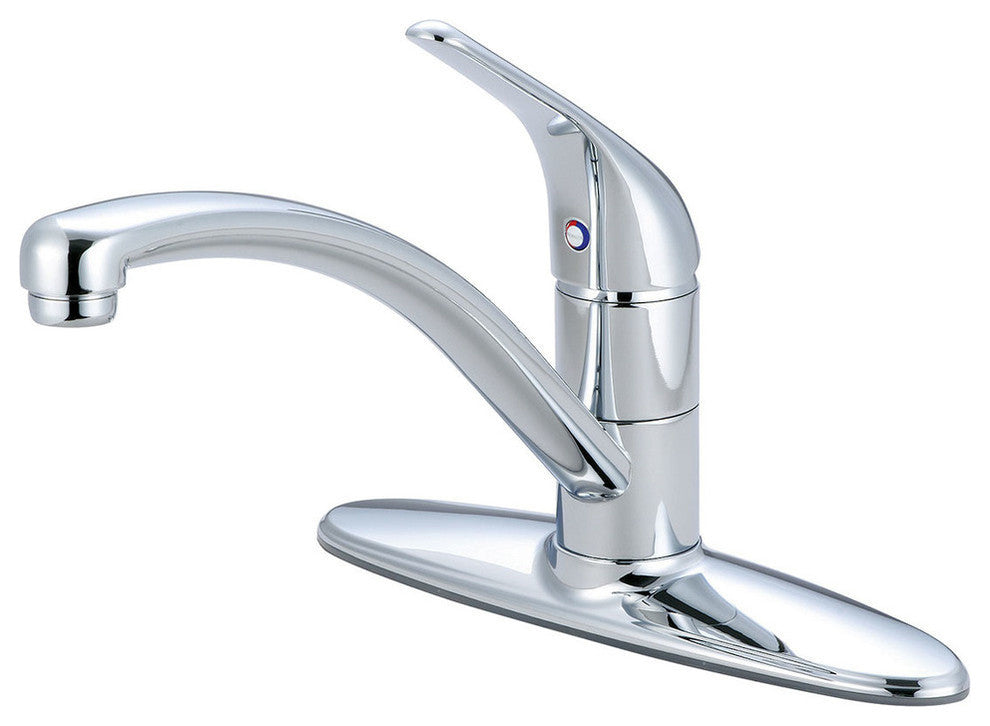 Single Handle Kitchen Faucet, Polished Chrome