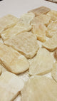 Golden Jelly Natural Interlocking Pebble Tiles, 12"x12", Set of 10