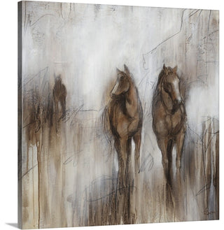 Grazing II Wrapped Canvas Art Print, 24"x24"x1.5"