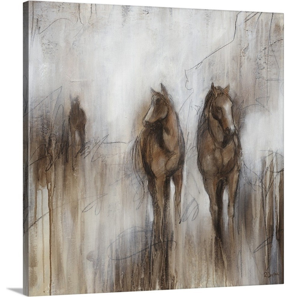 Grazing II Wrapped Canvas Art Print, 24"x24"x1.5"