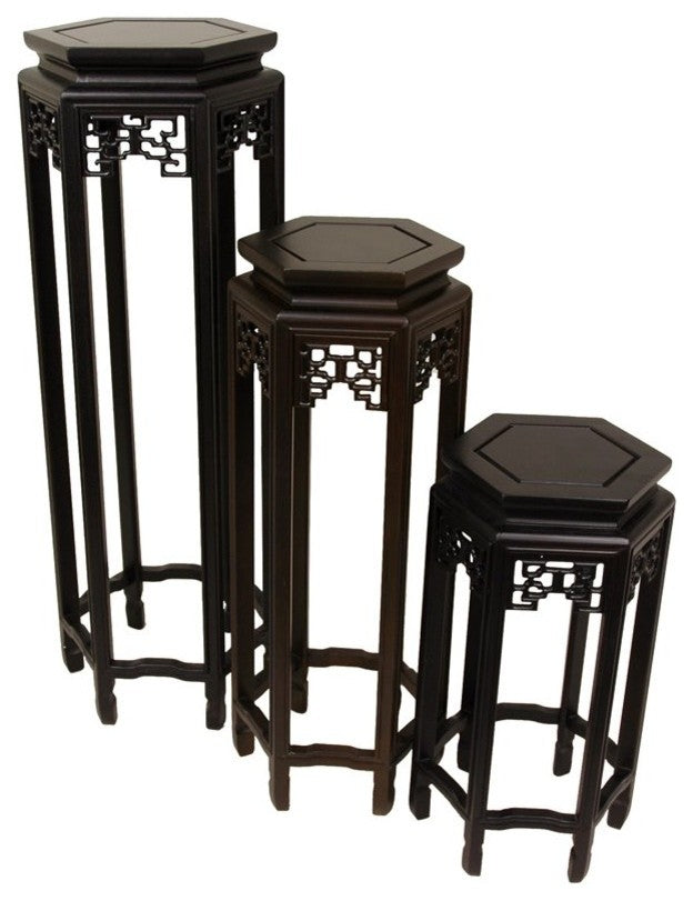 36" Hexagon Plant Stand