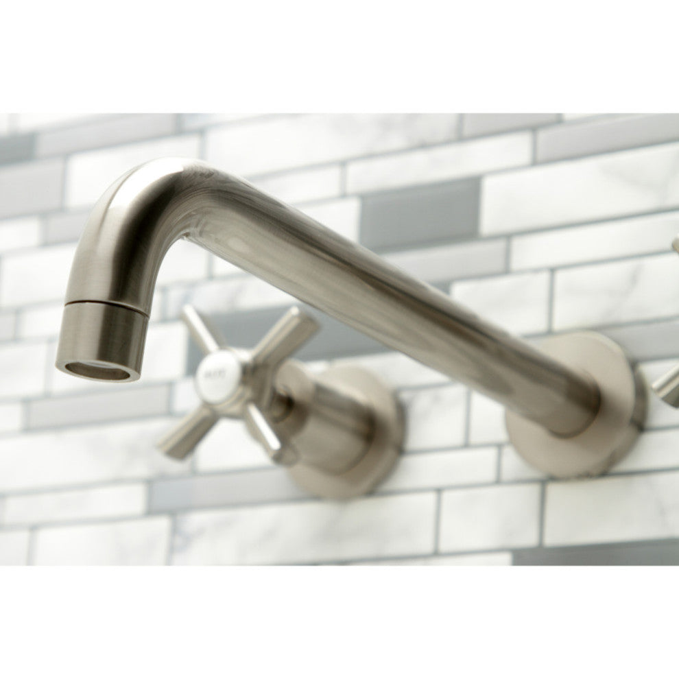 KS8058ZX Wall Mount Tub Faucet, Brushed Nickel