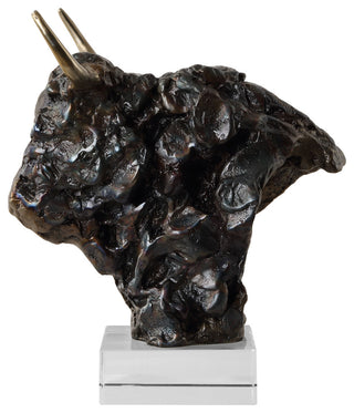 Uttermost Bison Bust Bronze Sculpture