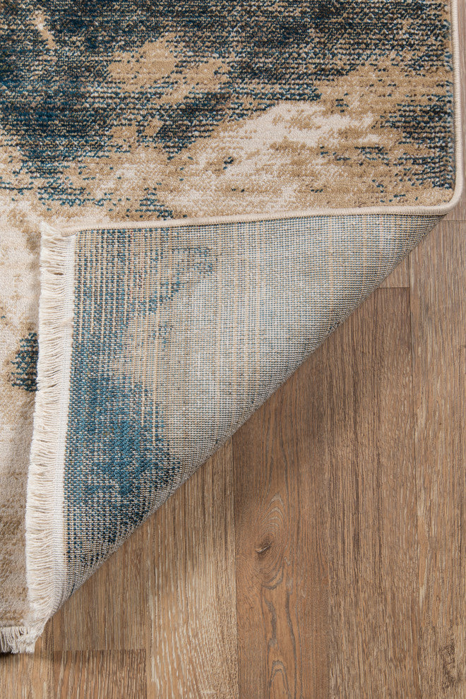 Momeni Studio Polypropylene Machine Made Blue Area Rug 9'6"x12'6"