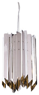 Shiny Nickel Stainless Steel Frame Single Pendant Light