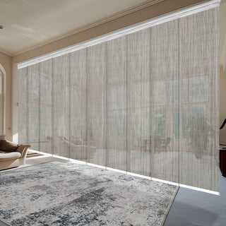 Arias 10-Panel Track Extendable Vertical Blinds 120-218"W