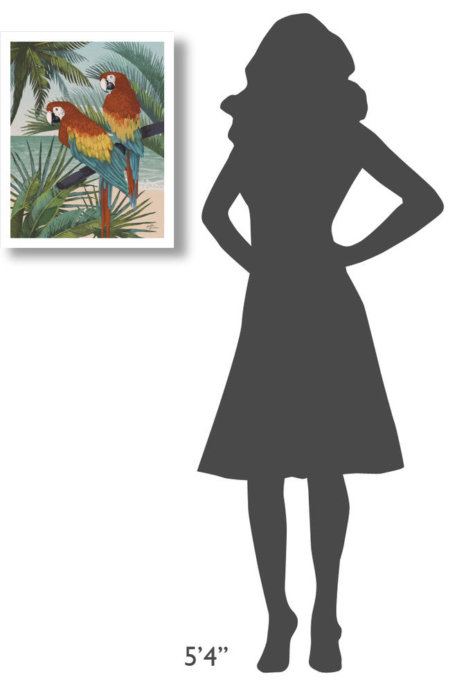"Welcome to Paradise X" Digital Paper Print by Janelle Penner, 18"x22"