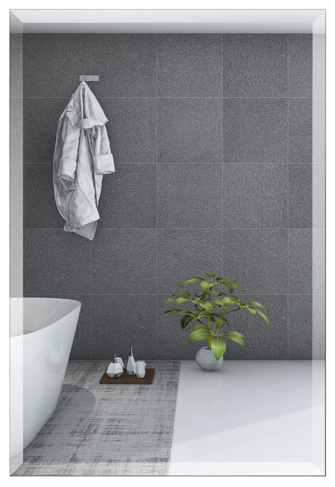 24''X36''Rectangle Mirror Wall Mounted Bathroom Beveled Silver Mirror Frameless