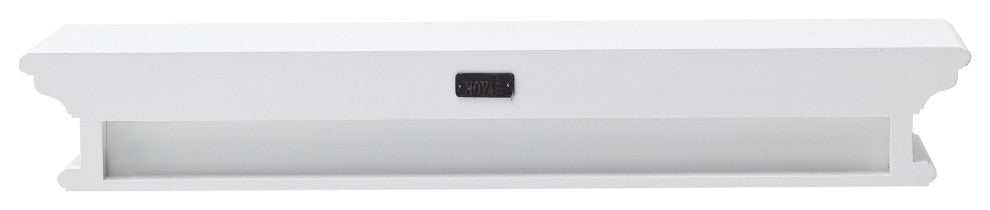 32" Classic White Floating Wall Shelf