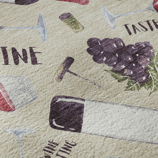Addison Premium Washable Mayfield AMF169 ivory 9' x 12' Rug
