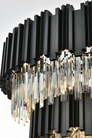 Home Living 32" Chandelier, Black