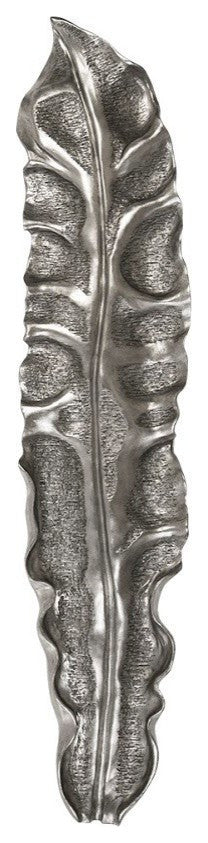 Petiole Wall Leaf, Silver, Large, Version B