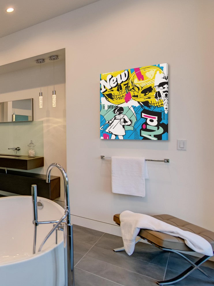 "New Aid" Print on Canvas