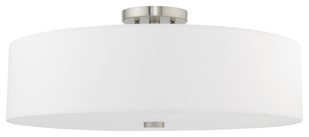 Livex Lighting Brushed Nickel 5-Light Ceiling Mount