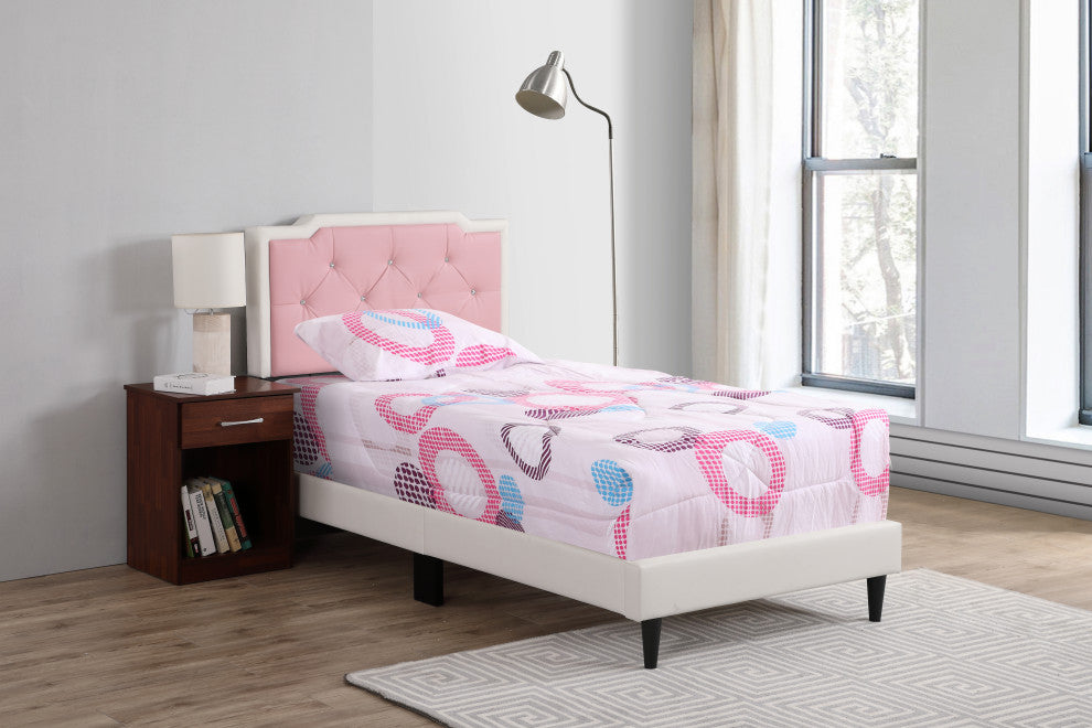 Starlight All in One Bed, Pink/White, Twin