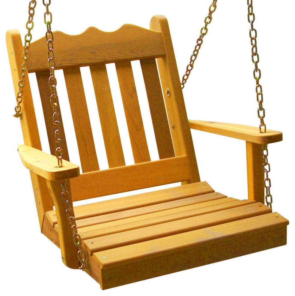 Pine Royal English Swing, Natural Stain, 2 Foot