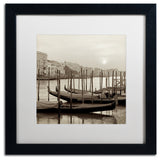 Alan Blaustein 'Venezia 11' Art, Black Frame, White Mat, 16x16