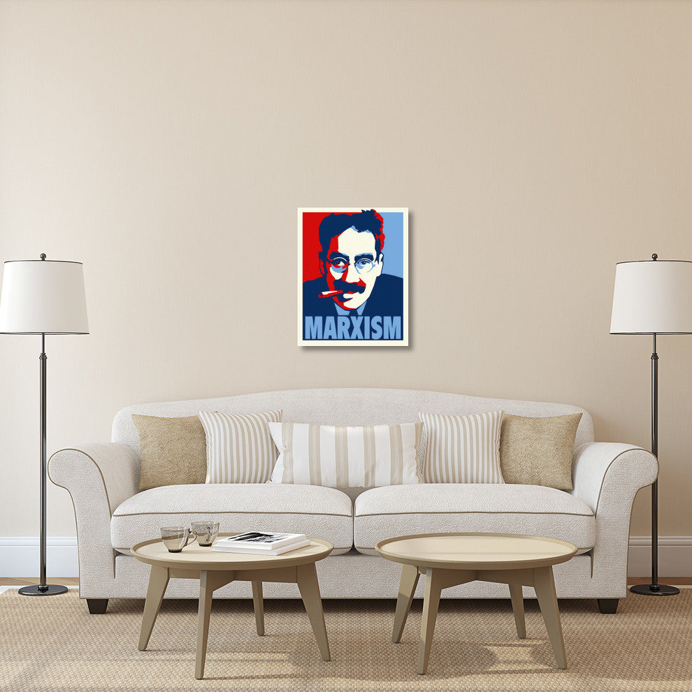 "Groucho Marxism" Stretched Canvas Giclee by Hollywood Photo Archive, 24"x30"