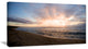 "Sunrise Over Indian Ocean Waters" Seashore Canvas Wall Art, 40"x20"