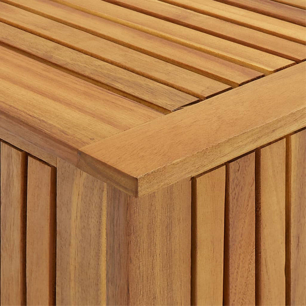 vidaXL Garden Storage Box 23.6"x19.7"x41.7" Solid Acacia Wood