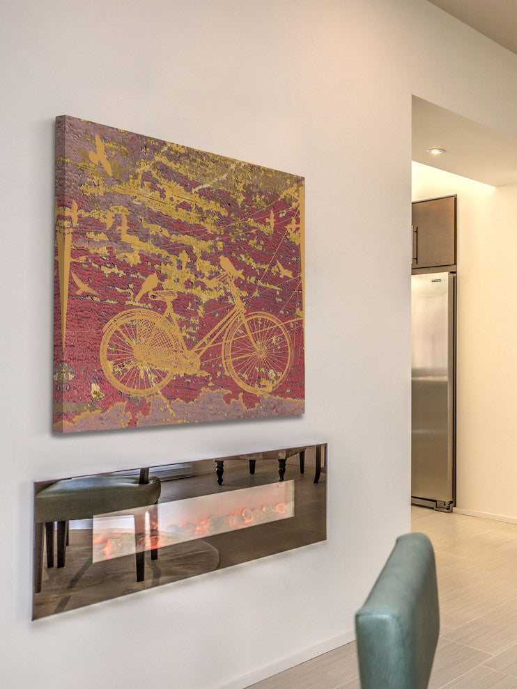 "Secret Moments IV" Painting Print on Canvas by Irena Orlov