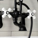 AE59T0 Wall Mount Tub Faucet With Hand Shower, Matte Black